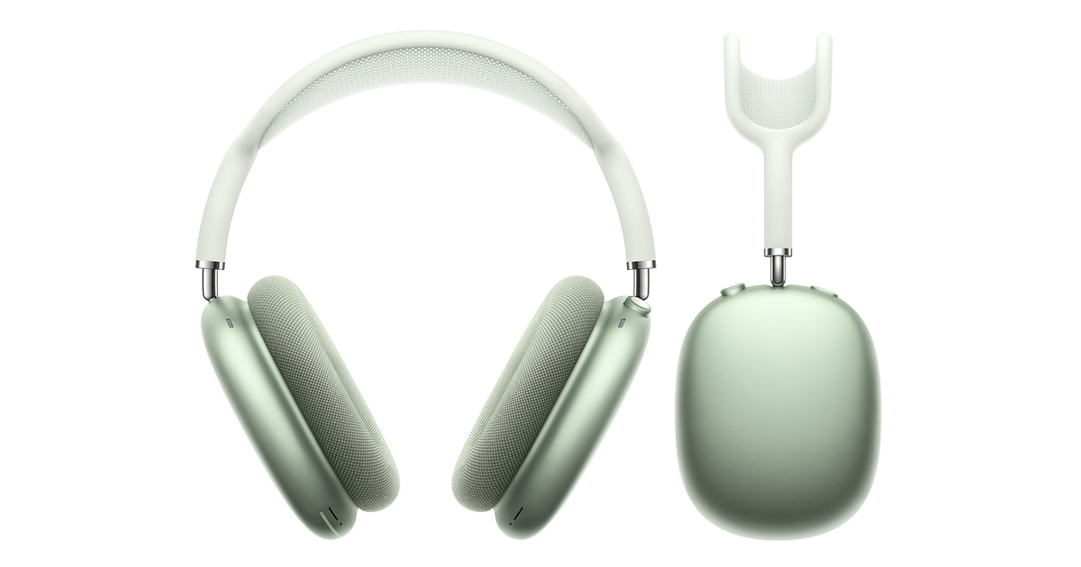 Image © Apple Apple Airpods Max in Green.