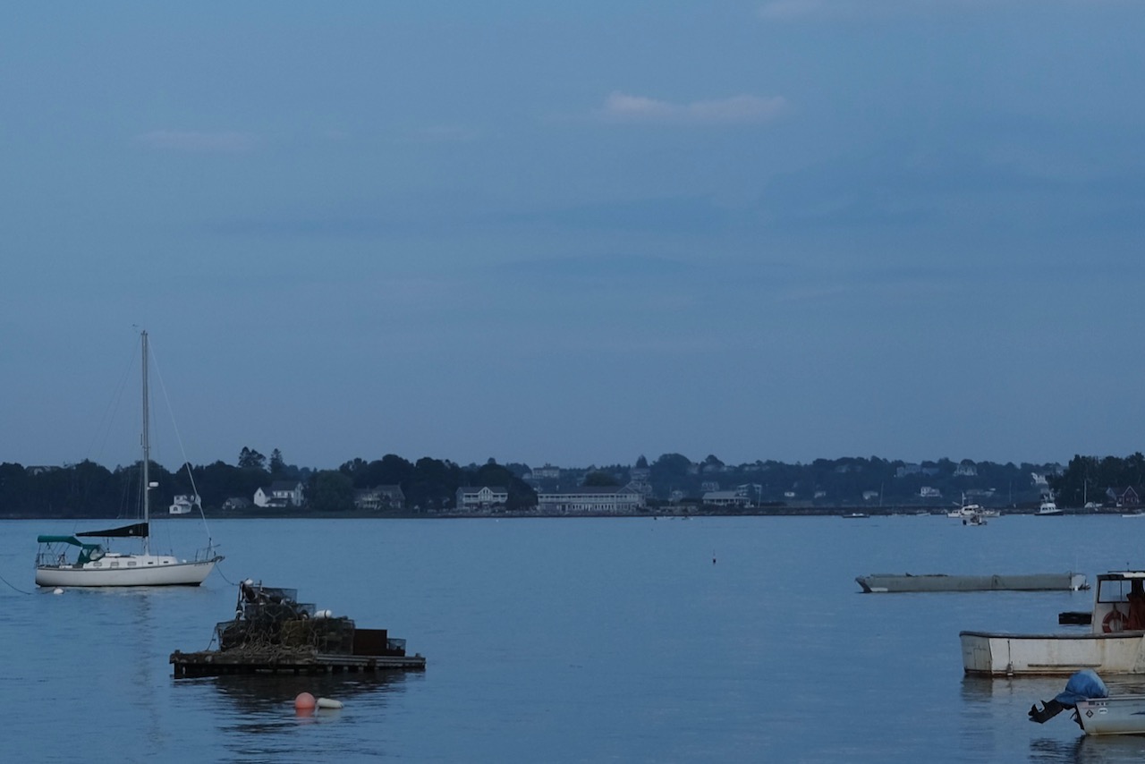 If you squint you can see Estes Lobster House dead center in the photo View of South Harpswell from across the water.