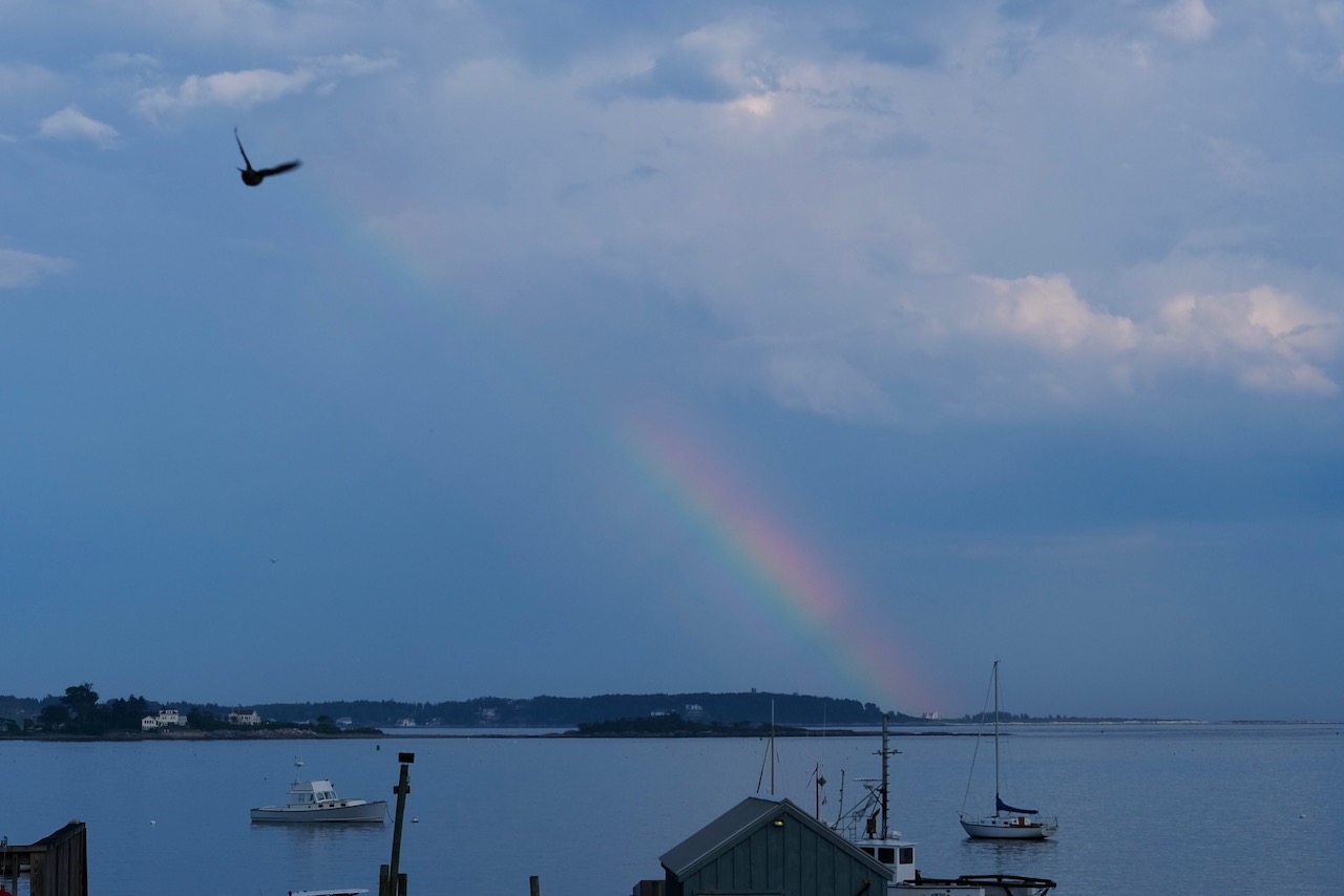 Rainbow over Harpswell, ME Rainbow.