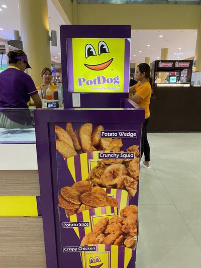 PotDog, a potato-themed food stand in a mall