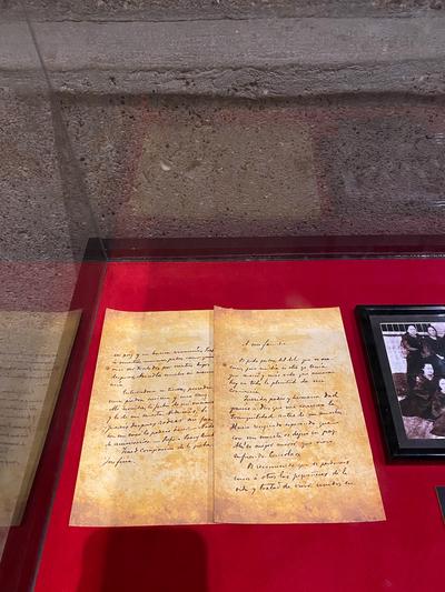 Two of Jose Rizal’s handwritten papers.