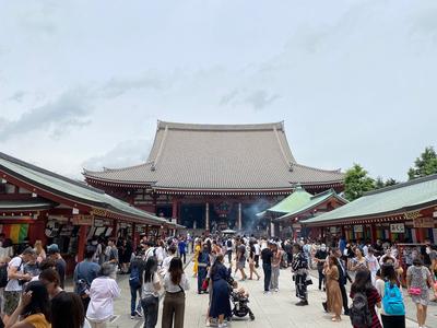 View of the Sensōji temple.